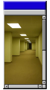 an image of a hallway in a computer screen