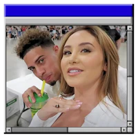a man and a woman posing for a picture