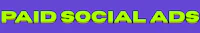 paid social ads on a purple background